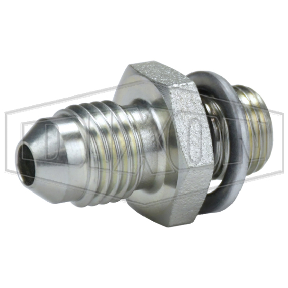 Male JIC 37° Flare x Male Metric Parallel Thread