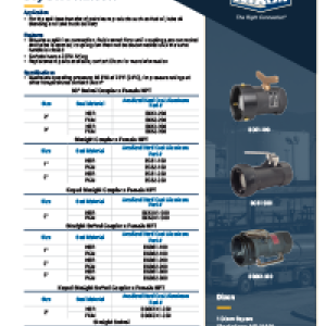 Bayonet Style Dry Disconnects