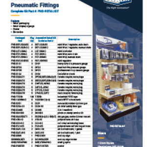 Dixon Store: Pneumatic Fittings Display Flyer