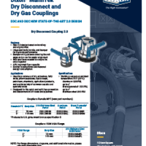 Dixon® MannTek Dry Disconnect and Dry Gas Couplings