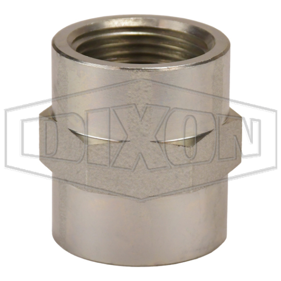 Female NPTF Hex Pipe Coupling
