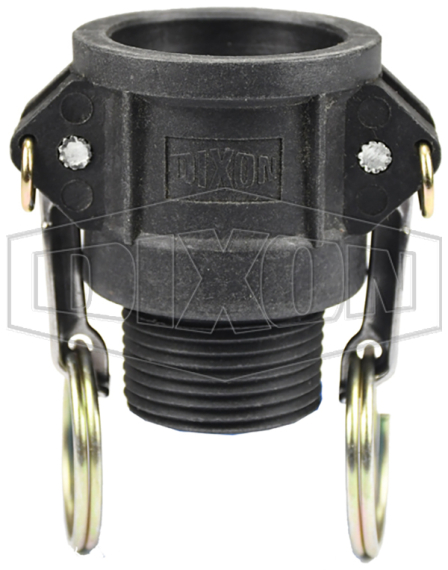 Glass-Filled Polypropylene Cam & Groove Type B Coupler x Male NPT
