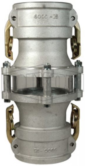 in line sigh glass coupler x coupler