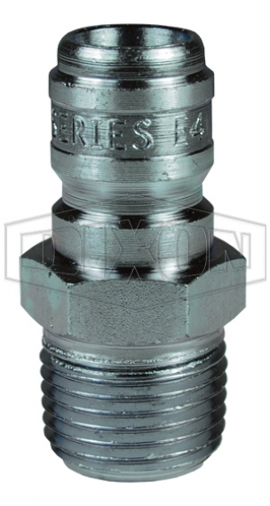 e series straight through plug male threads