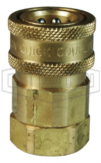 V-Series Valved Female Coupler