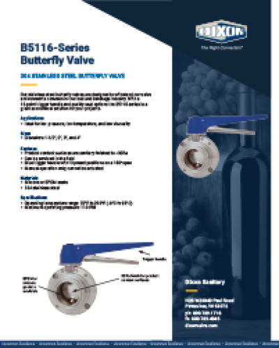 B5116-Series Butterfly Valves