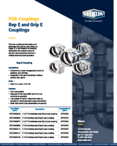 FGR Couplings Rep E and Grip E Couplings