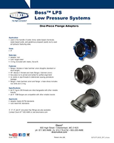 One-Piece Flange Adapters
