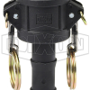 Glass-Filled Polypropylene Cam & Groove Type C Coupler x Hose Shank