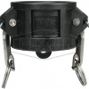 Glass-Filled Polypropylene Cam & Groove Type H Dust Cap