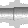 v-m unvalved plug